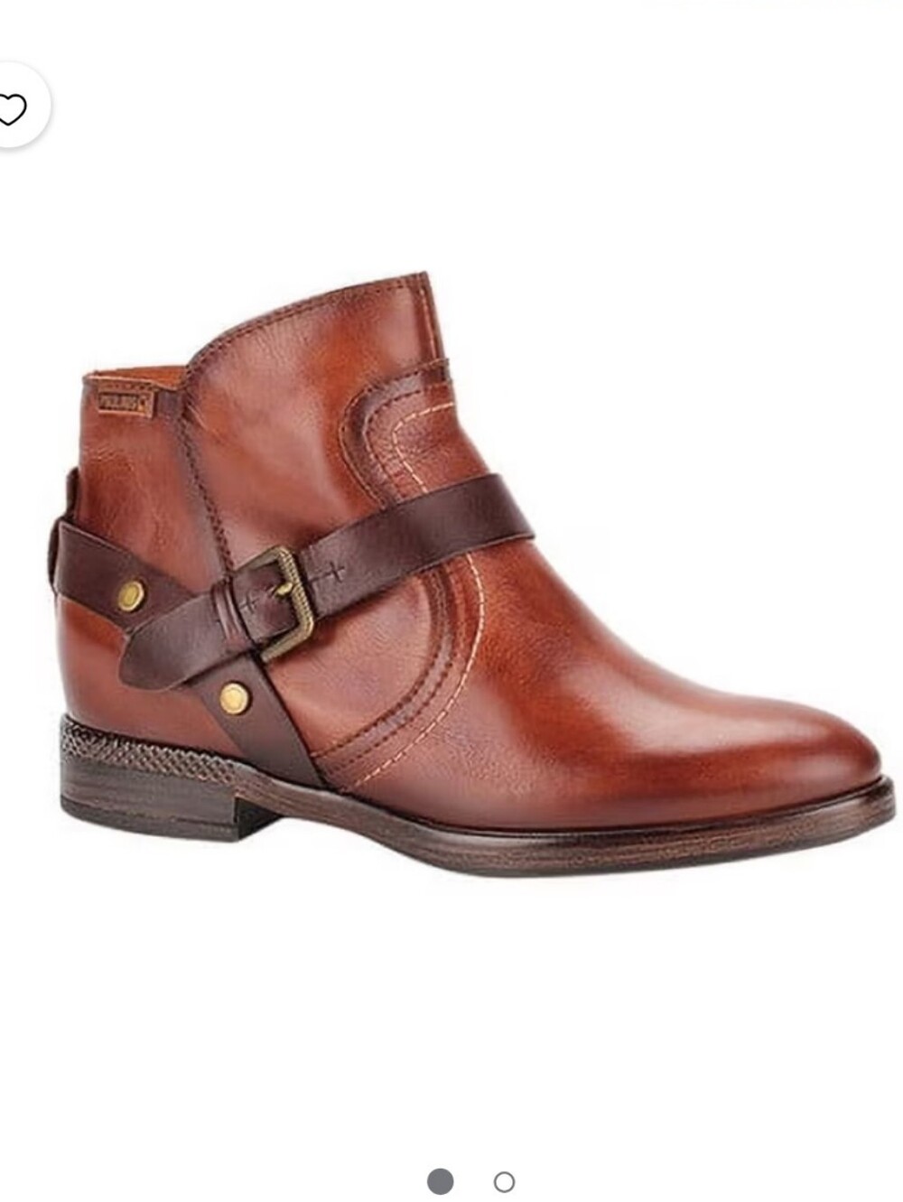 Pikolinos Ordino Ankle Bootie Cuero Calfskin Leather Size 42 / 10.5 11 Western